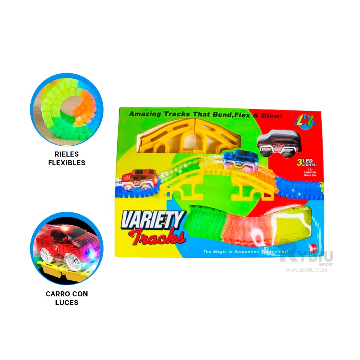 JUEGO DE CARRERA EN MULTICOLOR Y+BANDERITAS ADHESIVAS - 3