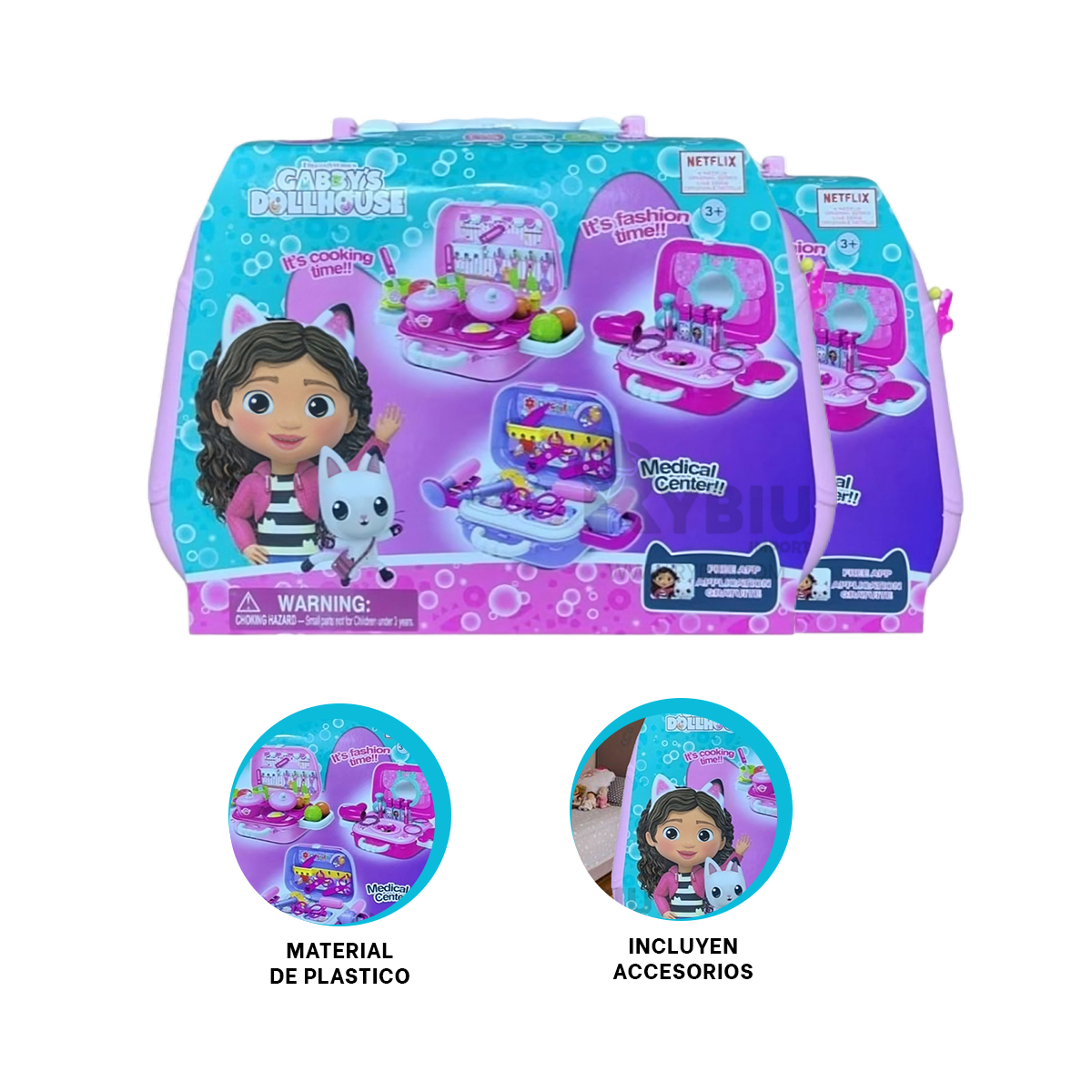 JUGUETE DURADERO DE COLOR LILA Y+REGALO STICKERS - 1