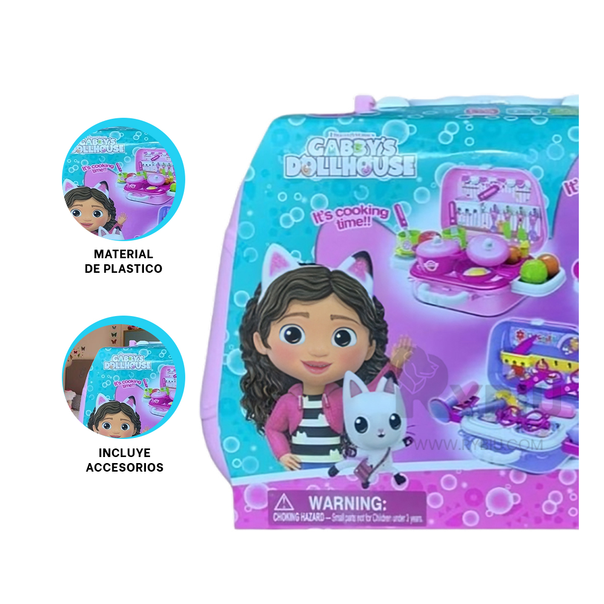 JUGUETE DURADERO DE COLOR LILA Y+REGALO STICKERS - 3