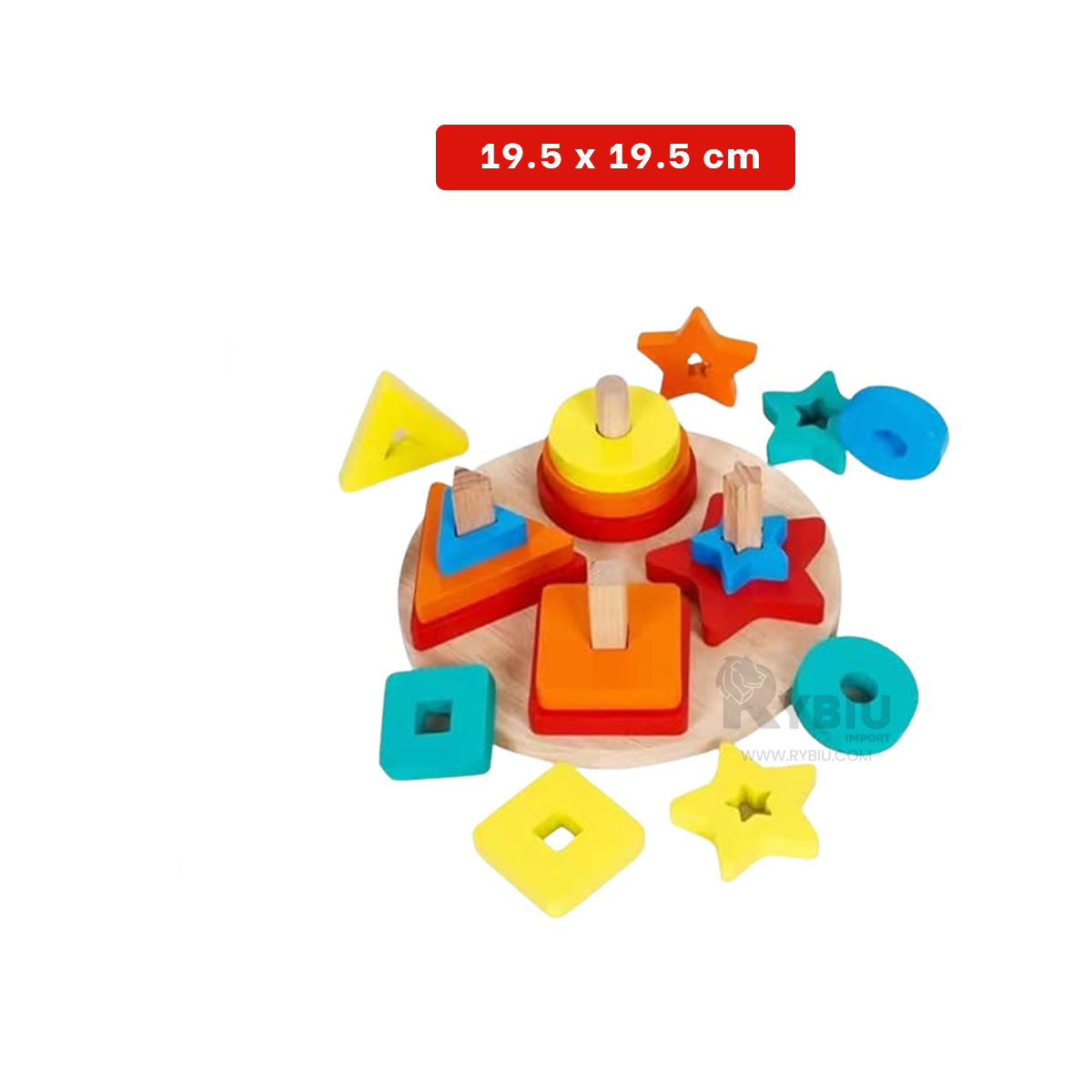 ENCAJE DINAMICO EN CIRCULO DE MULTICOLOR Y+REGALO STICKERS - 5