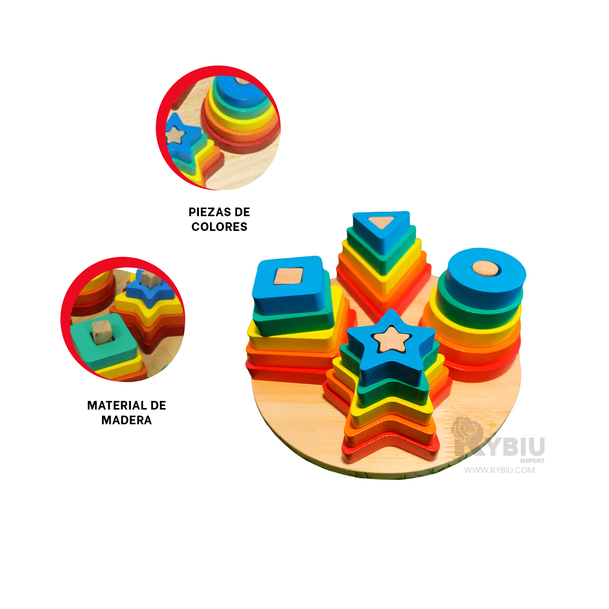 ENCAJE PARA PEQUEÑOS EN MULTICOLOR Y+ENVOLTORIO DE REGALO - 3