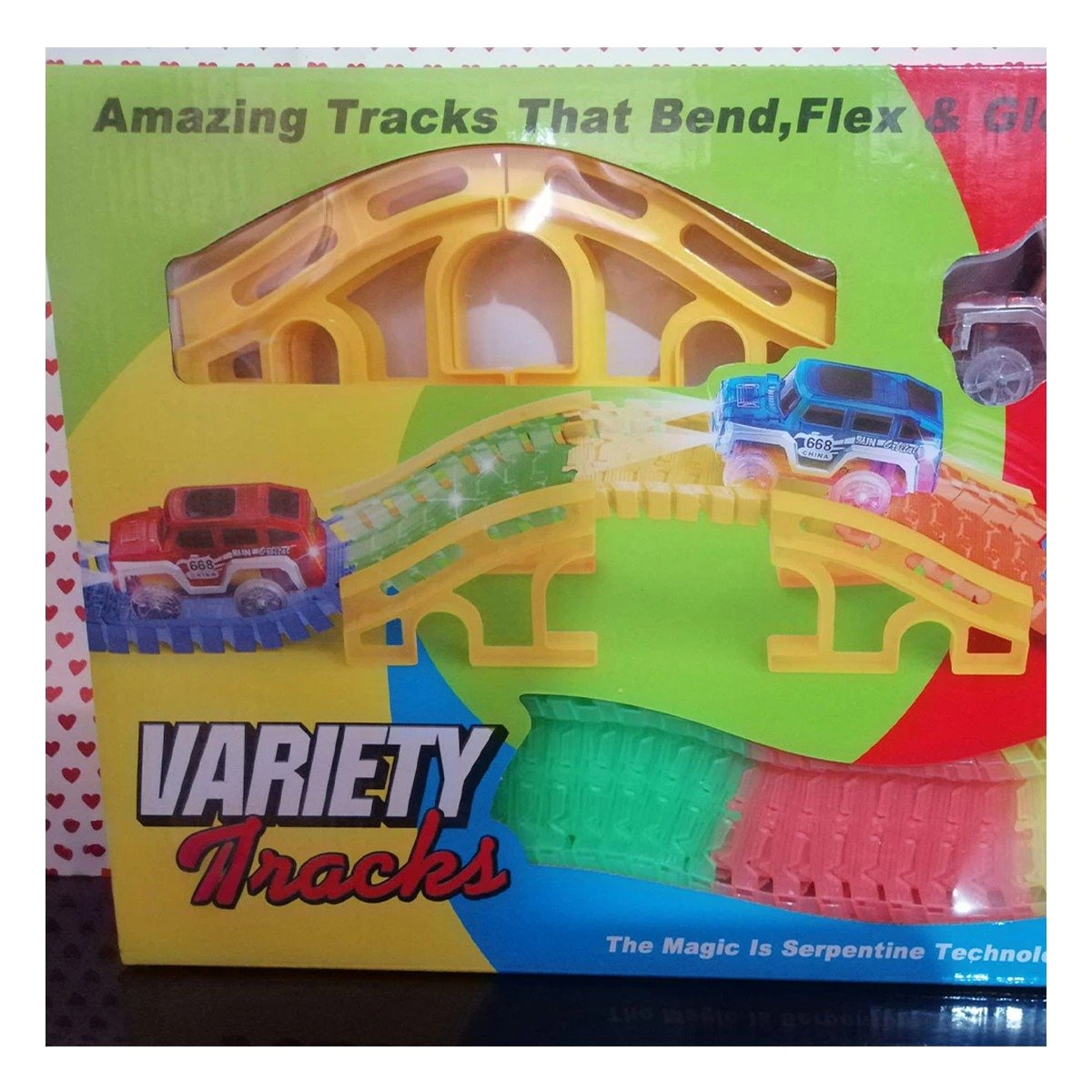 CARRIL DE COLORES CON CARRO JUGUETE PARA NIÑOS CREATIVO Y ALEGRE YLIGAS REGALO - 2