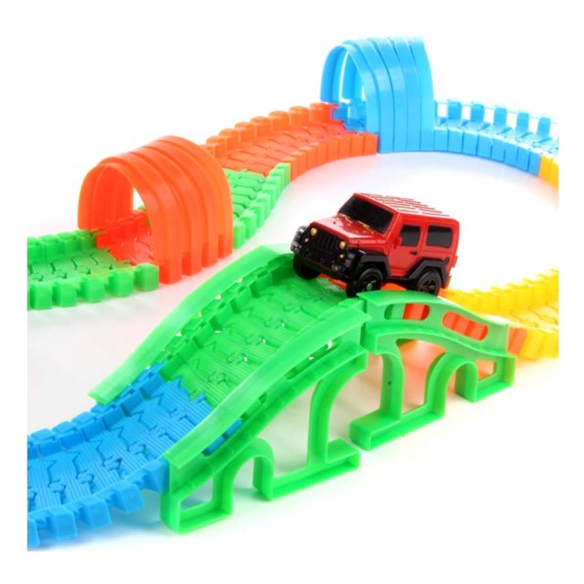 CARRIL DE COLORES CON CARRO JUGUETE PARA NIÑOS CREATIVO Y ALEGRE YLIGAS REGALO - 3
