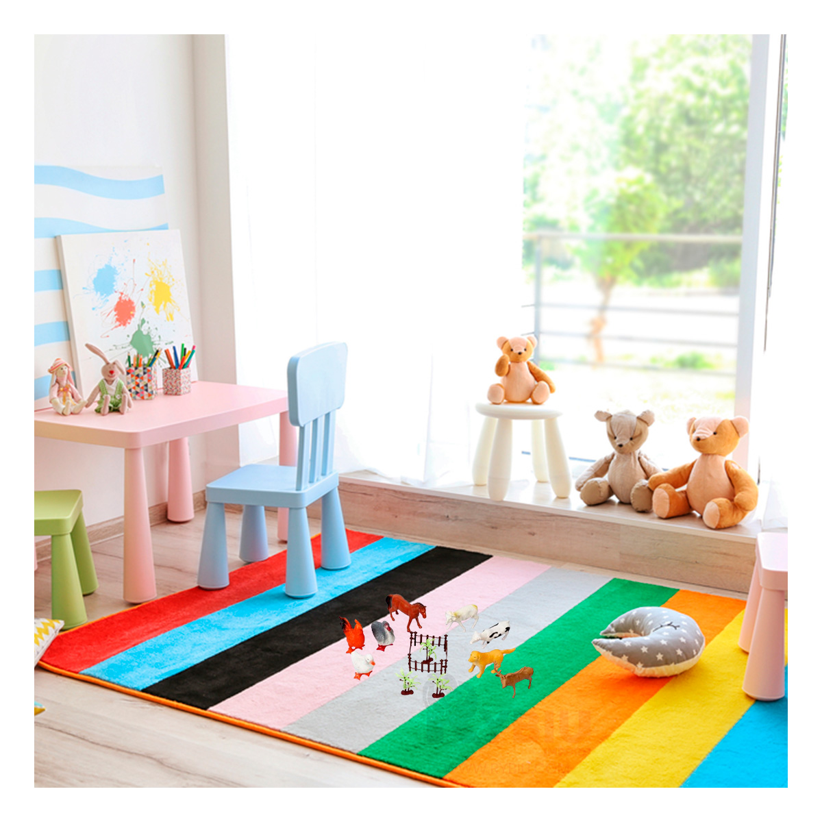 DIVERSION PARA KIDS EN MULTICOLOR Y+BANDERITAS ADHESIVAS - 1