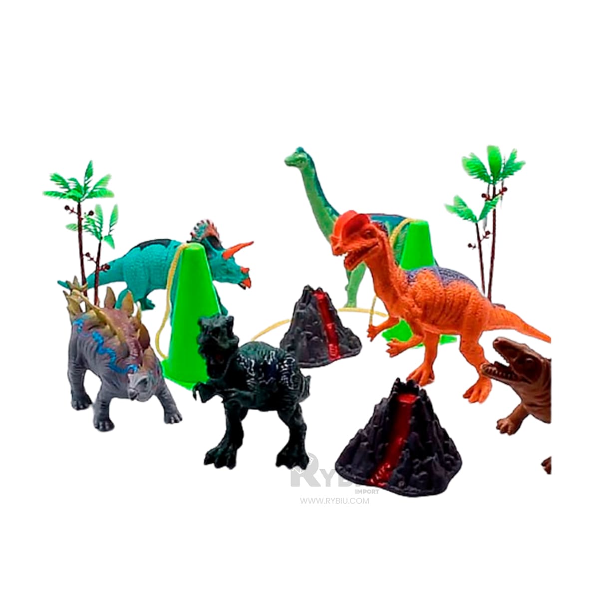 SET DE JUGUETES PREHISTORICOS MULTICOLOR Y+REGALO AGENDITA - 4
