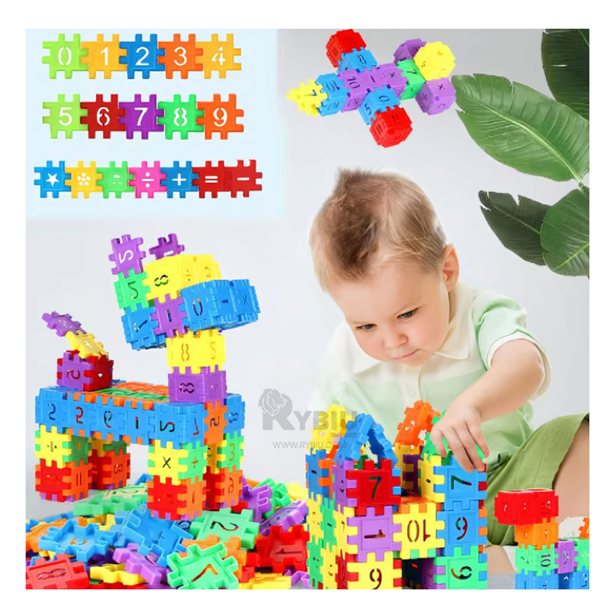 BLOQUES DE ESTIMULACION PEQUEÑAS MULTICOLOR Y+GIFT STICKERS - 2
