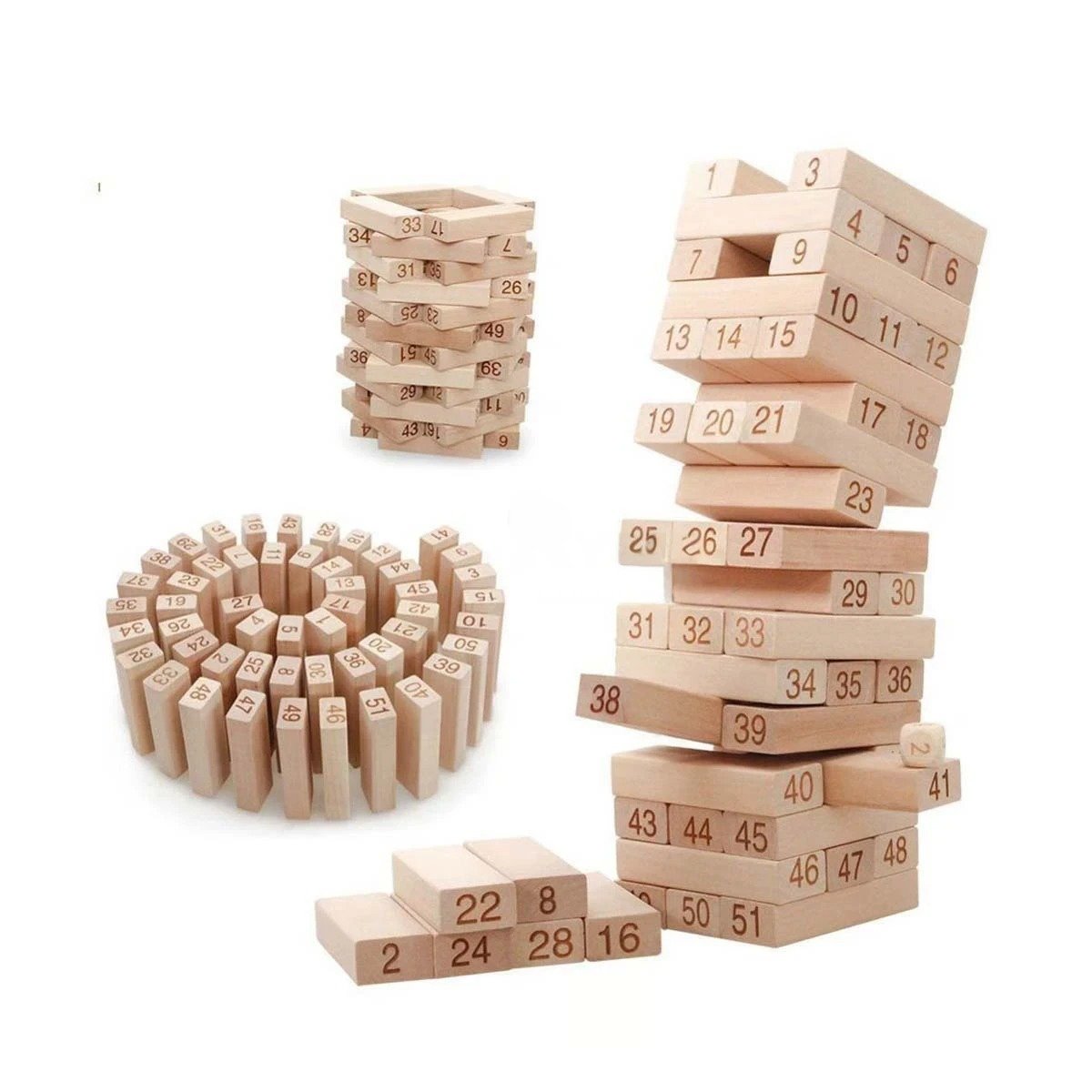JUEGO DE MESA DE MADERA PARA ACTIVIDADES RECREATIVAS EN EL HOGAR Y+LIGAS REGALO - 3