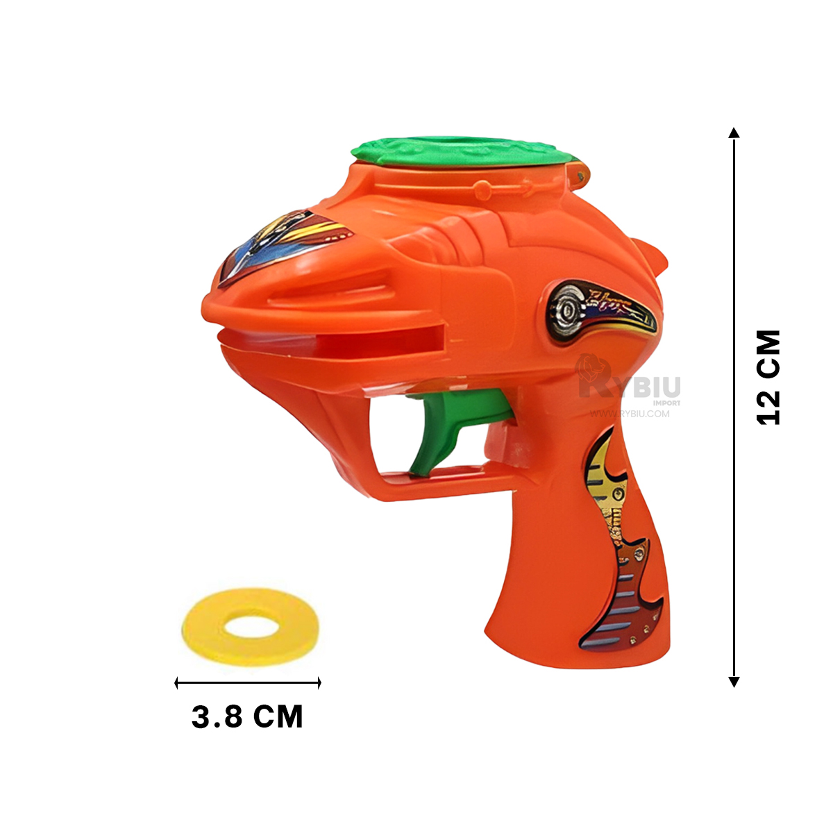 LANZADOR DE BALINES PARA KIDS ANARANJADO Y+REGALO AGENDITA - 5