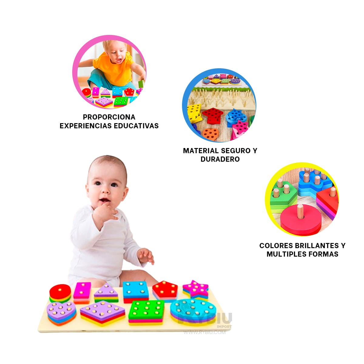 ENCAJE DE MATERIAL DURADERO EN MULTICOLOR Y+PAPEL DE REGALO - 1