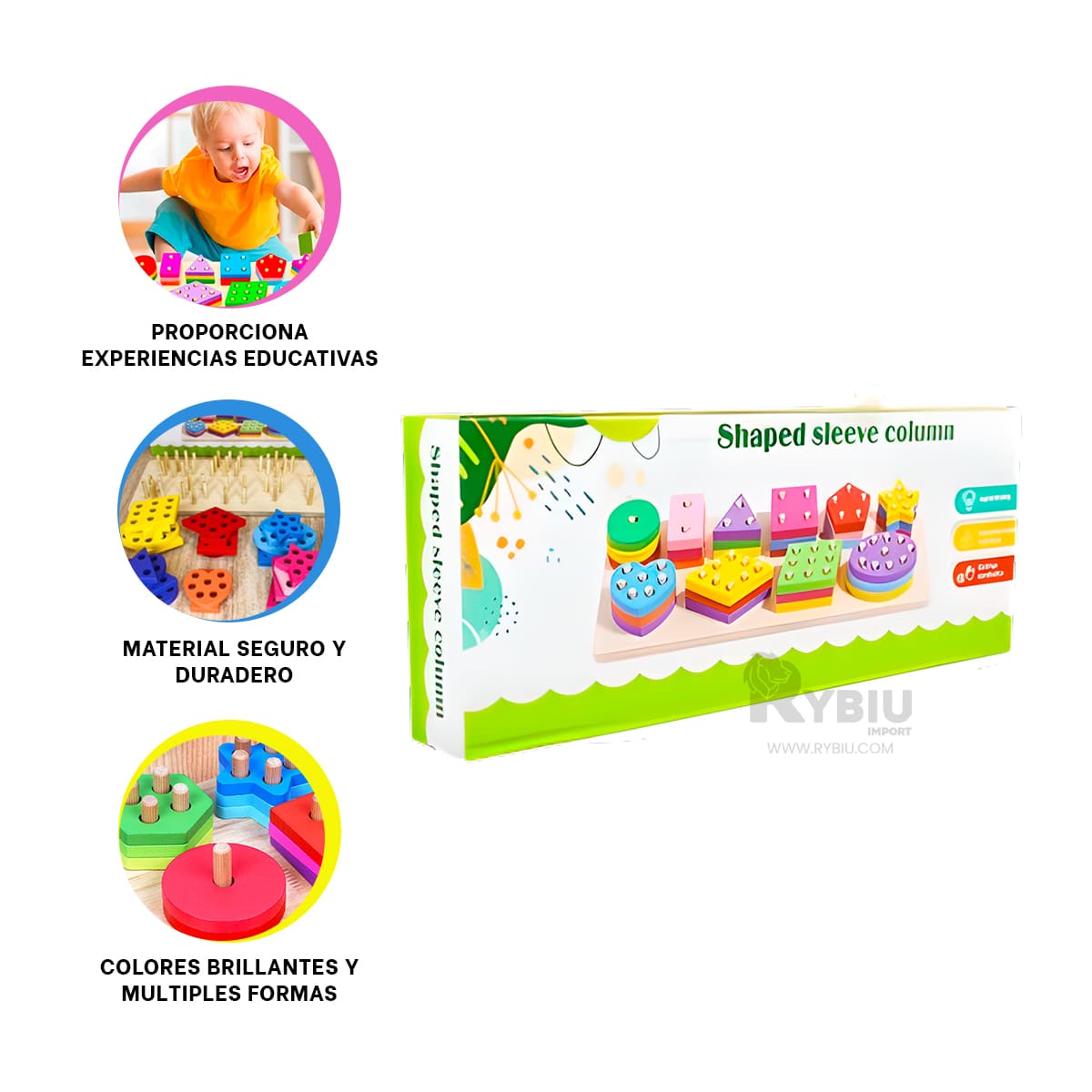 ENCAJE DE MATERIAL DURADERO EN MULTICOLOR Y+PAPEL DE REGALO - 3