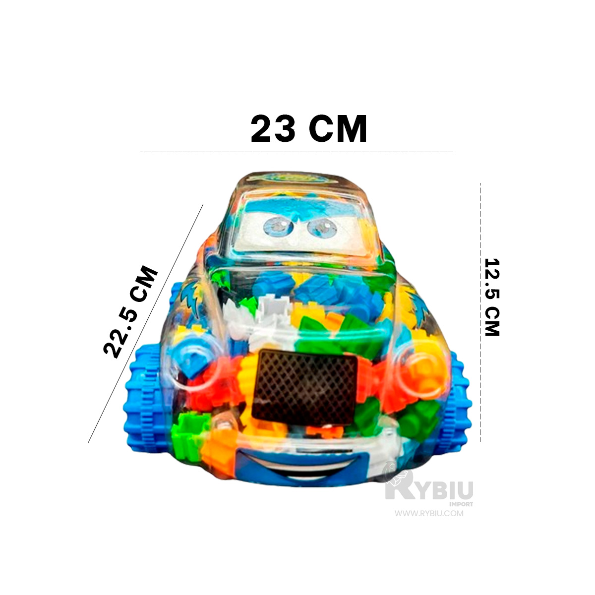 CARRITO DE JUGUETE MULTICOLOR Y+REGALO LIGAS PARA PEINAR - 5