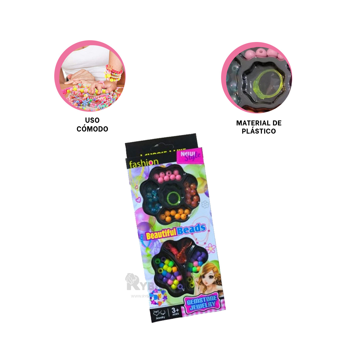 KIT FANTASTICO DE GARGANTILLAS MULTICOLOR Y+GIFT STICKERS - 4
