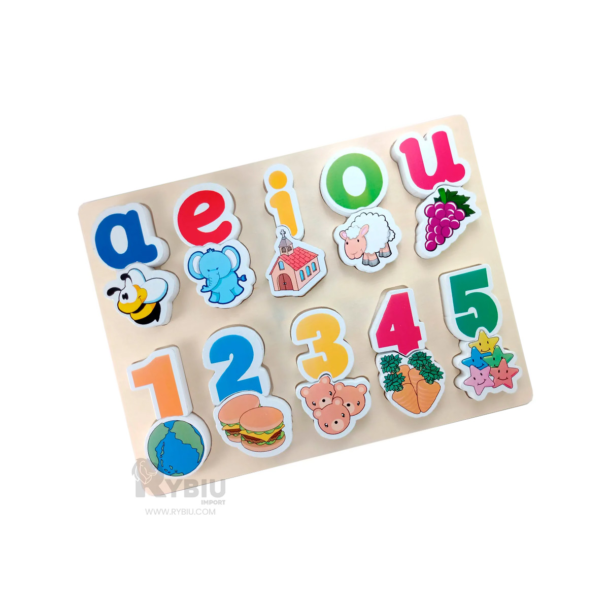 PUZZLE CON FIGURAS PARA PEQUEÑOS DE MADERA Y+REGALO AGENDITA - 4