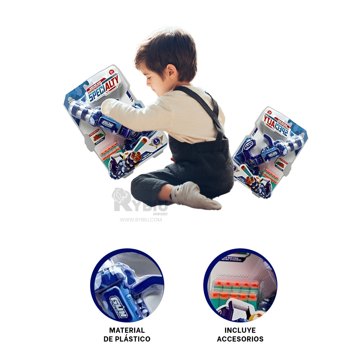 JUGUETE DE FACIL USO EN COLOR AZUL Y+REGALO AGENDITA - 1