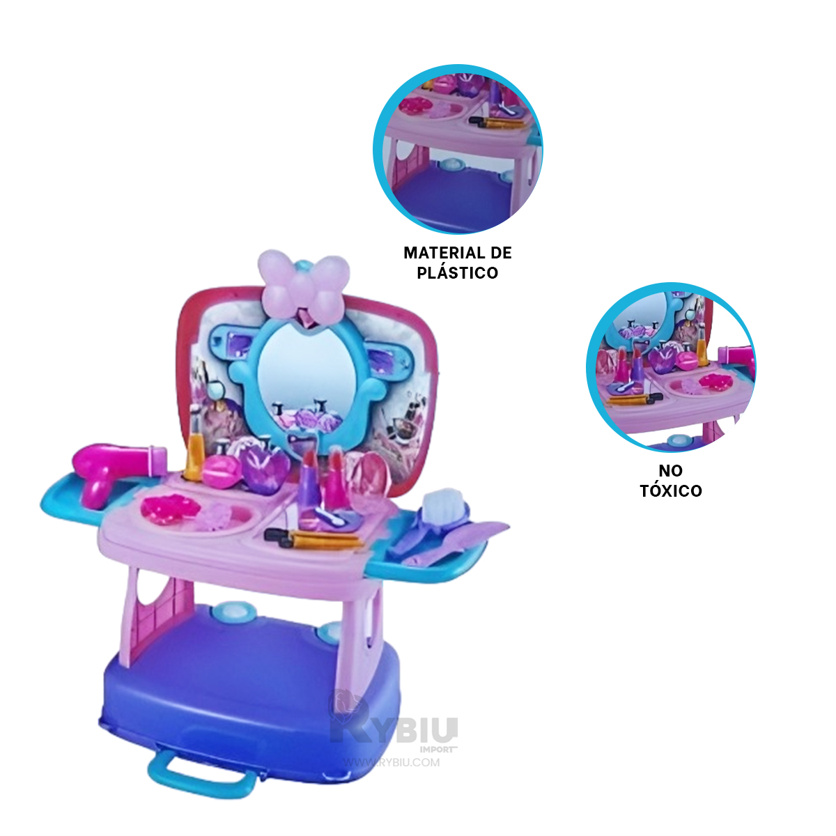 JUGUETE PARA ARREGLARSE MORADO Y+GIFT MINIAGENDA - 1