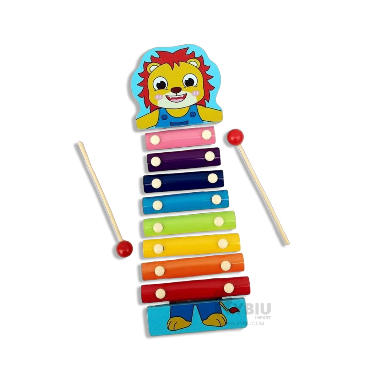 XILOFONO DIDACTICO EN MULTICOLOR Y+BANDERITAS ADHESIVAS - 2