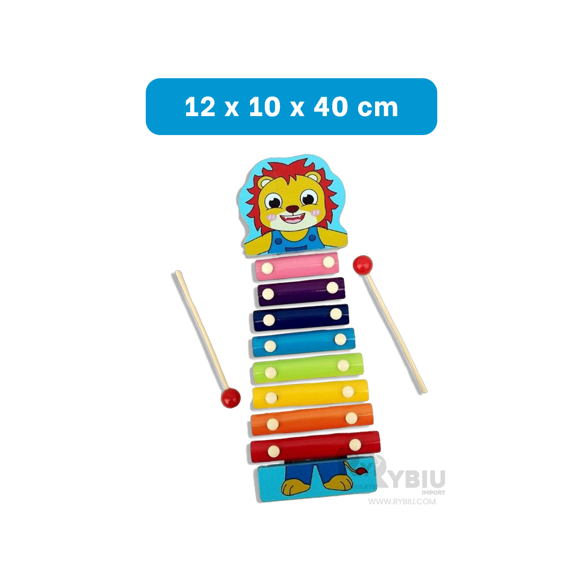 XILOFONO ADAPTABLE EN MULTICOLOR Y+REGALO LIGAS PARA PEINAR - 5