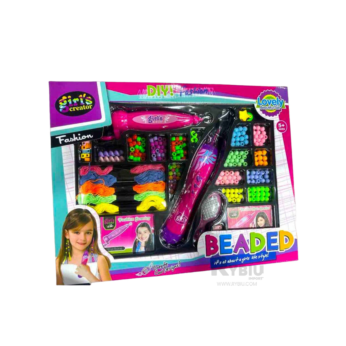 SET PORTATIL PARA CABELLO EN MULTICOLOR Y+GIFT STICKERS - 3