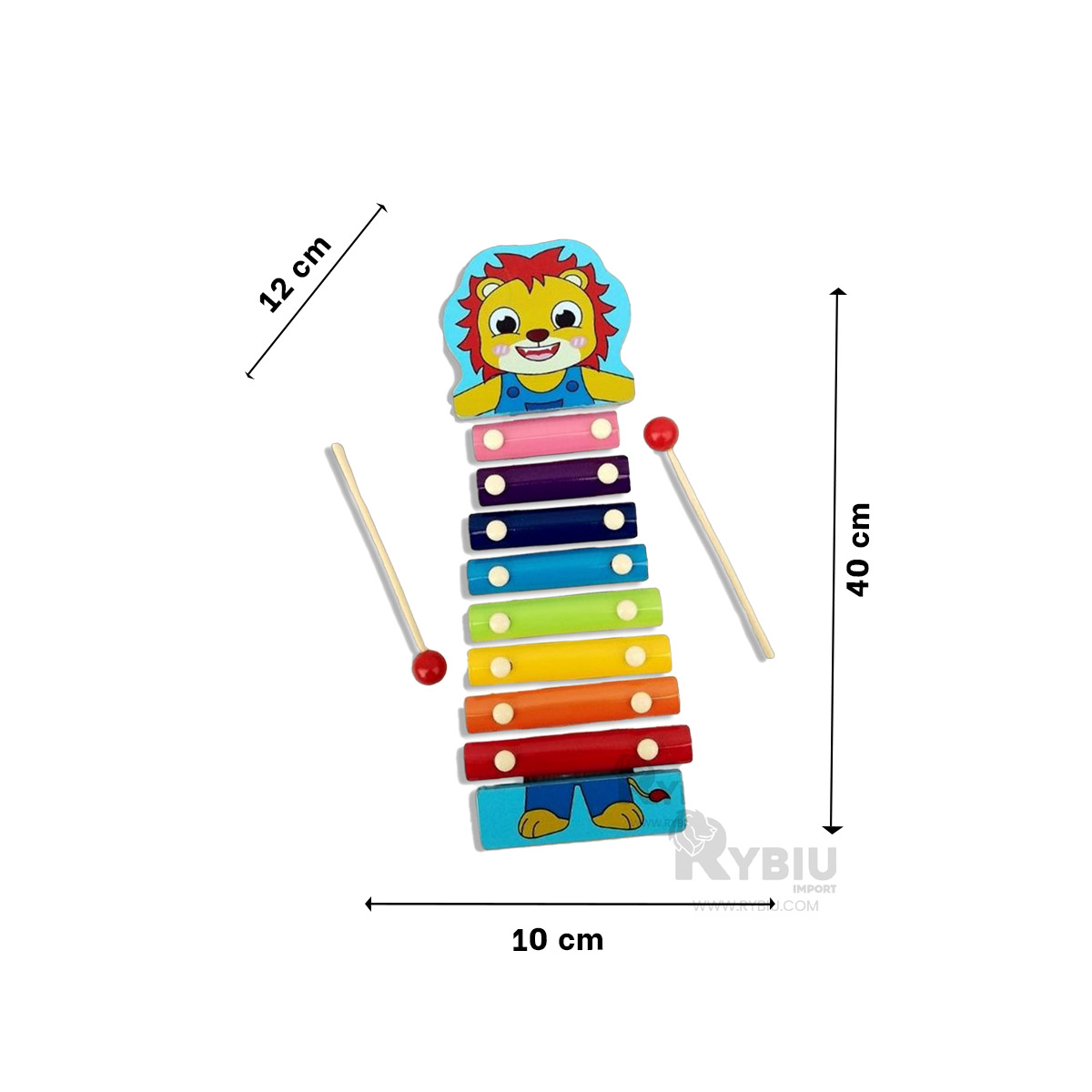 PIANO DE COLORES LLAMATIVOS EN MULTICOLOR Y+PAPEL DE REGALO - 5