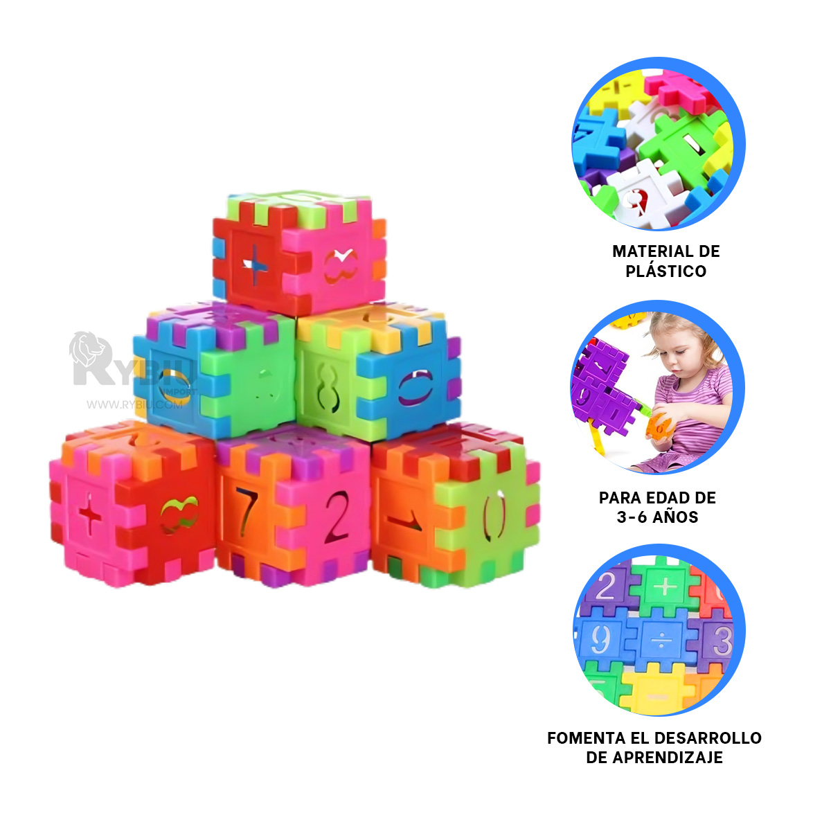 BLOQUES DIVERTIDOS DE PEQUEÑOS MULTICOLOR Y+REGALO AGENDITA - 4
