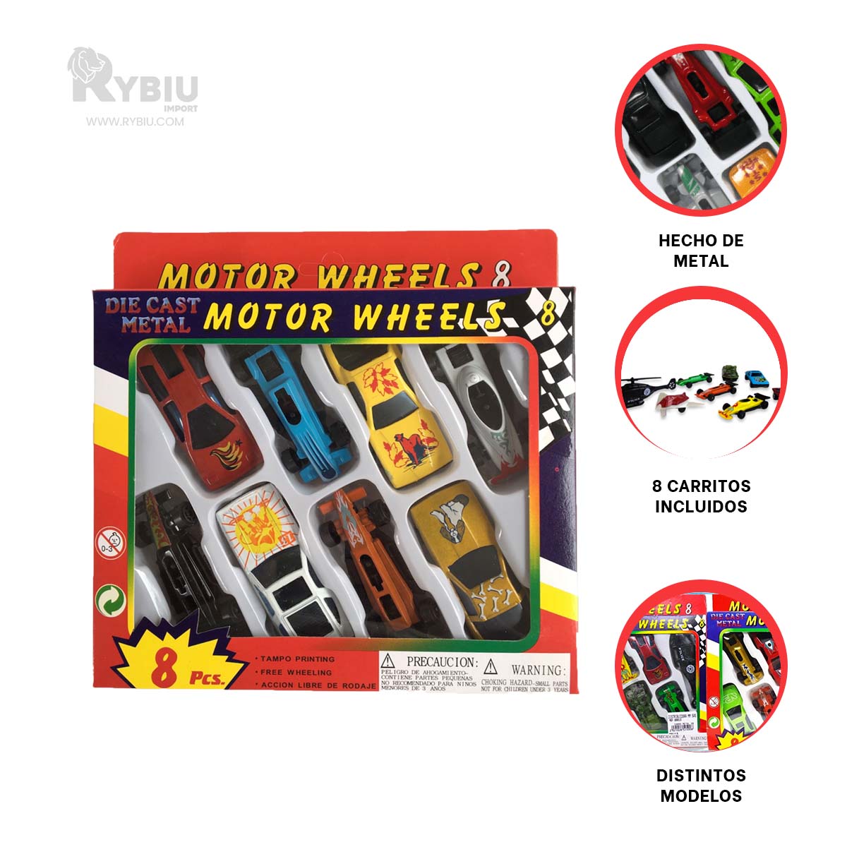 CARRO BONITO EN MULTICOLOR Y+REGALO LIGAS PARA PEINAR - 3