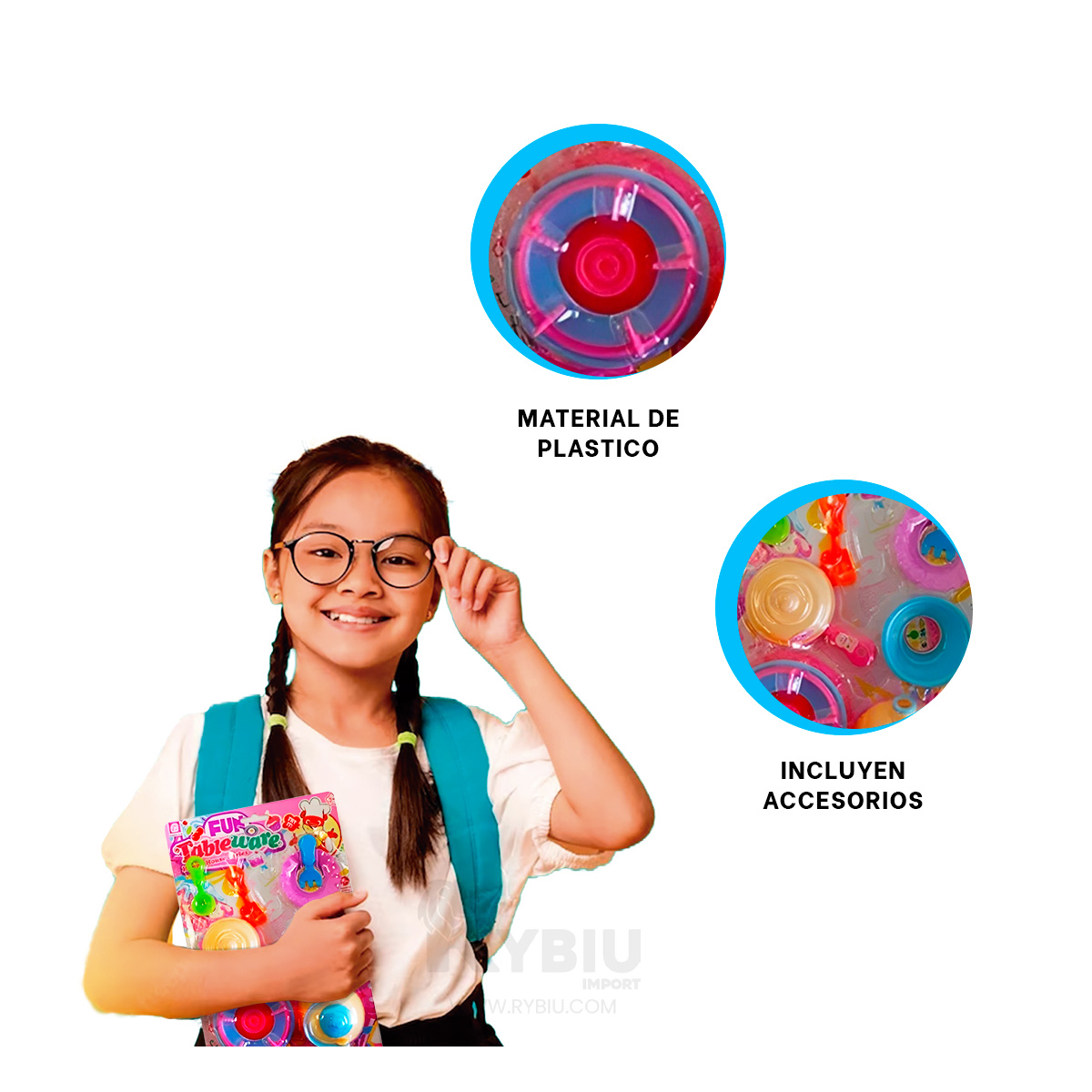 JUEGO PEQUEÑO DE COCINA MULTICOLOR Y+GIFT STICKERS - 1