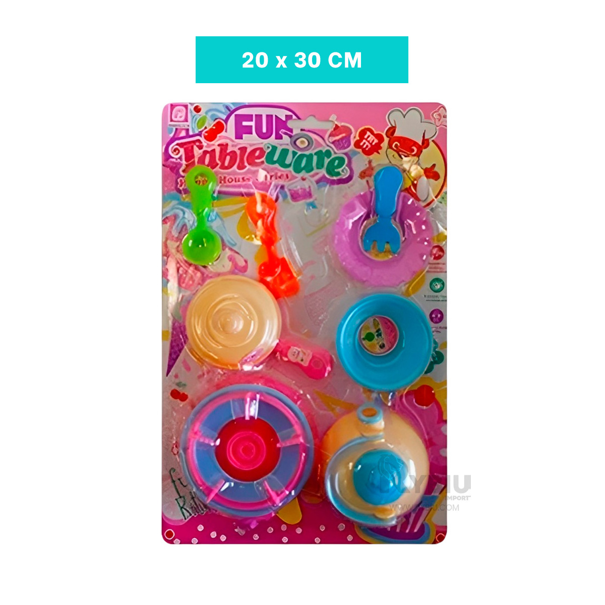 JUEGO PEQUEÑO DE COCINA MULTICOLOR Y+GIFT STICKERS - 5