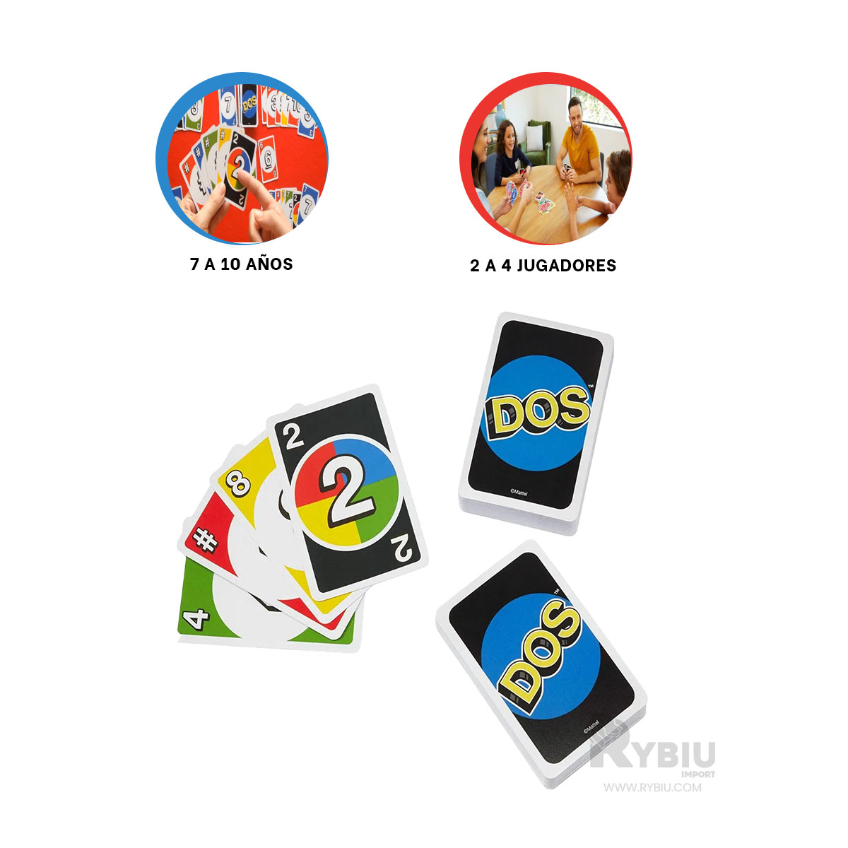 BARAJA FUNCIONAL EN TONO AZUL Y+BANDERITAS ADHESIVAS - 2
