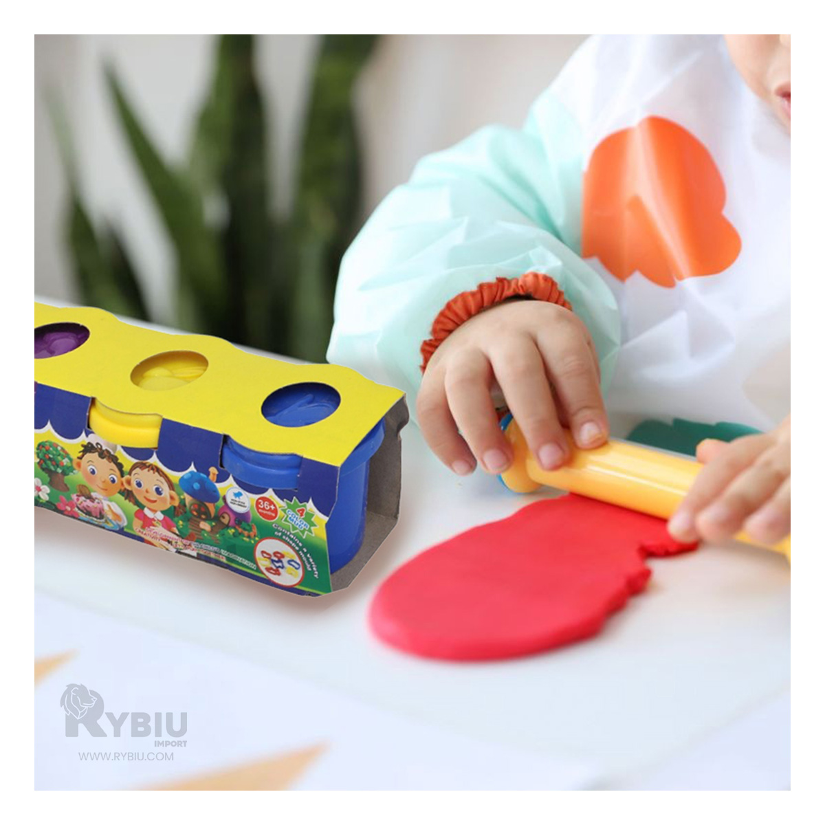 KIT UTIL DE PLASTILINA MULTICOLOR Y+REGALO LIGAS PARA PEINAR - 4