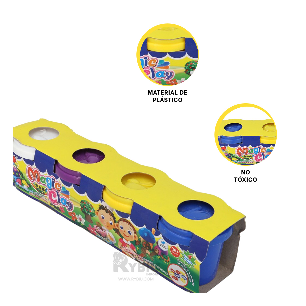JUEGO VARIADO DE PLASTILINA EN MULTICOLOR Y+REGALO AGENDITA - 1