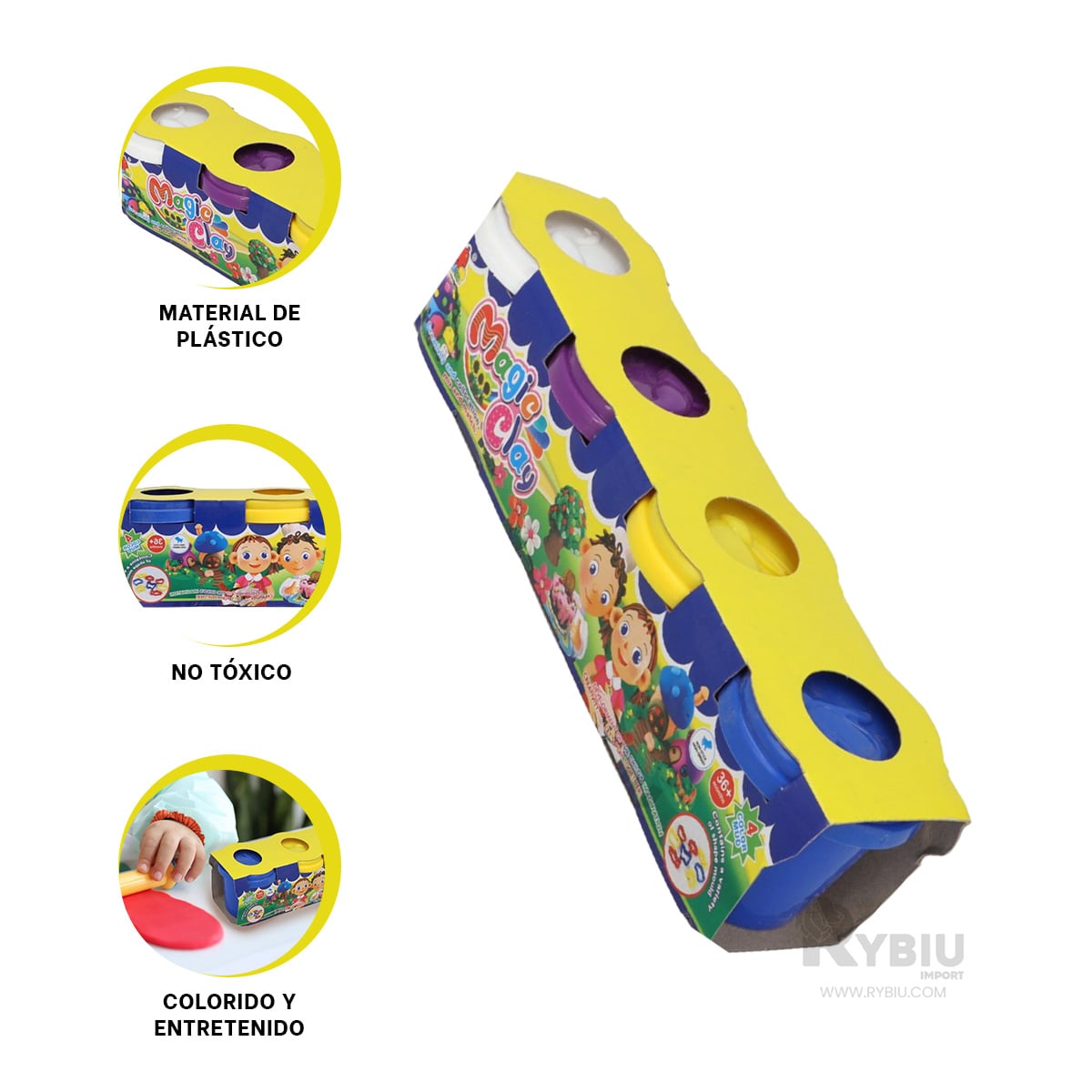 JUEGO VARIADO DE PLASTILINA EN MULTICOLOR Y+REGALO AGENDITA - 2