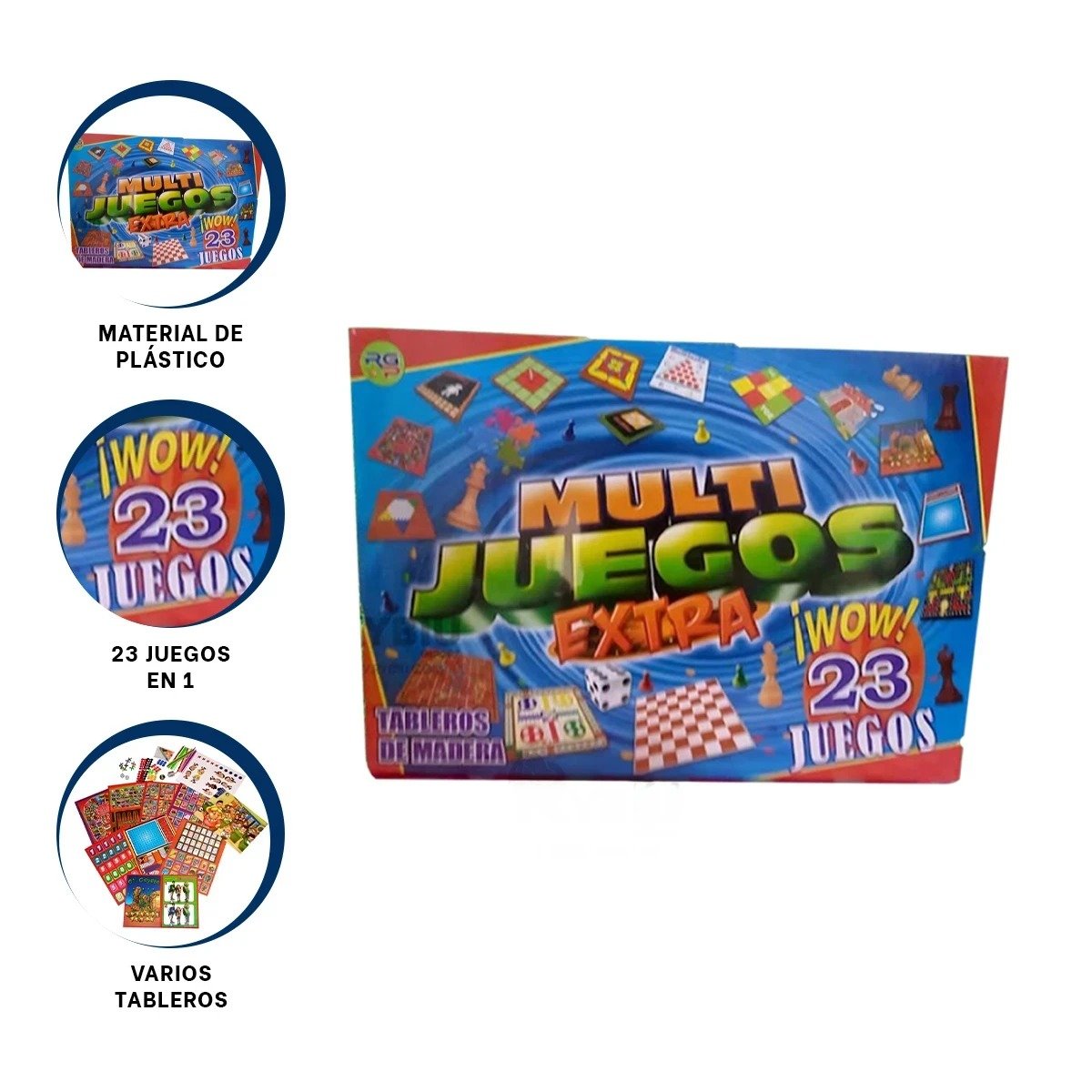 TABLERO DE MESA MULTI JUEGOS EXTRA 23 JUEGOS PARA REUNIONES EN HOGAR Y+LIGAS REGALO - 3