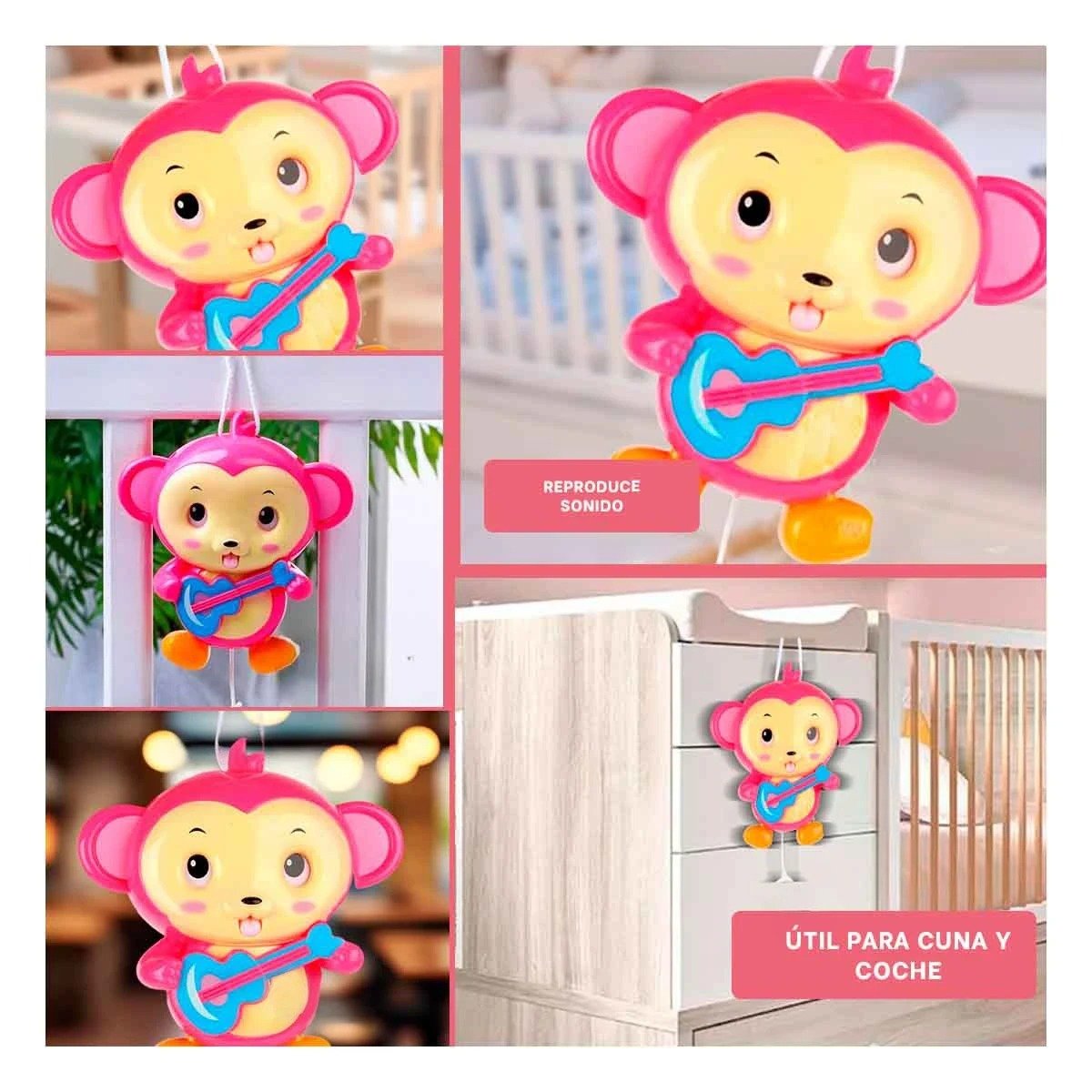 SONAJERO RYBIU JU29516 ROSADO DESARROLLAR SENTIDOS + POST-IT ADHESIVOS - 5