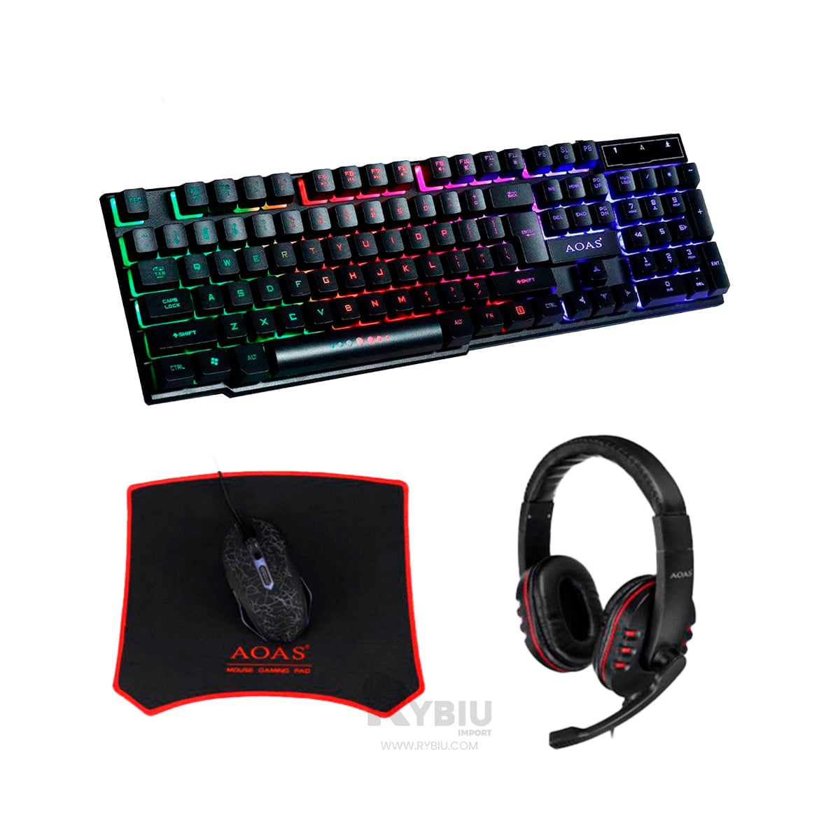 PACK GAMER RYBIU TE31570 FUNCIONAL MULTICOLOR + BANDERITAS ADHESIVAS - 2