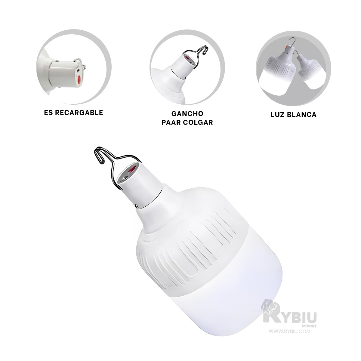 AMPOLLETA RYBIU TE31568 LED LUMINOSA COMPACTA + ENVOLTORIO REGALO - 1