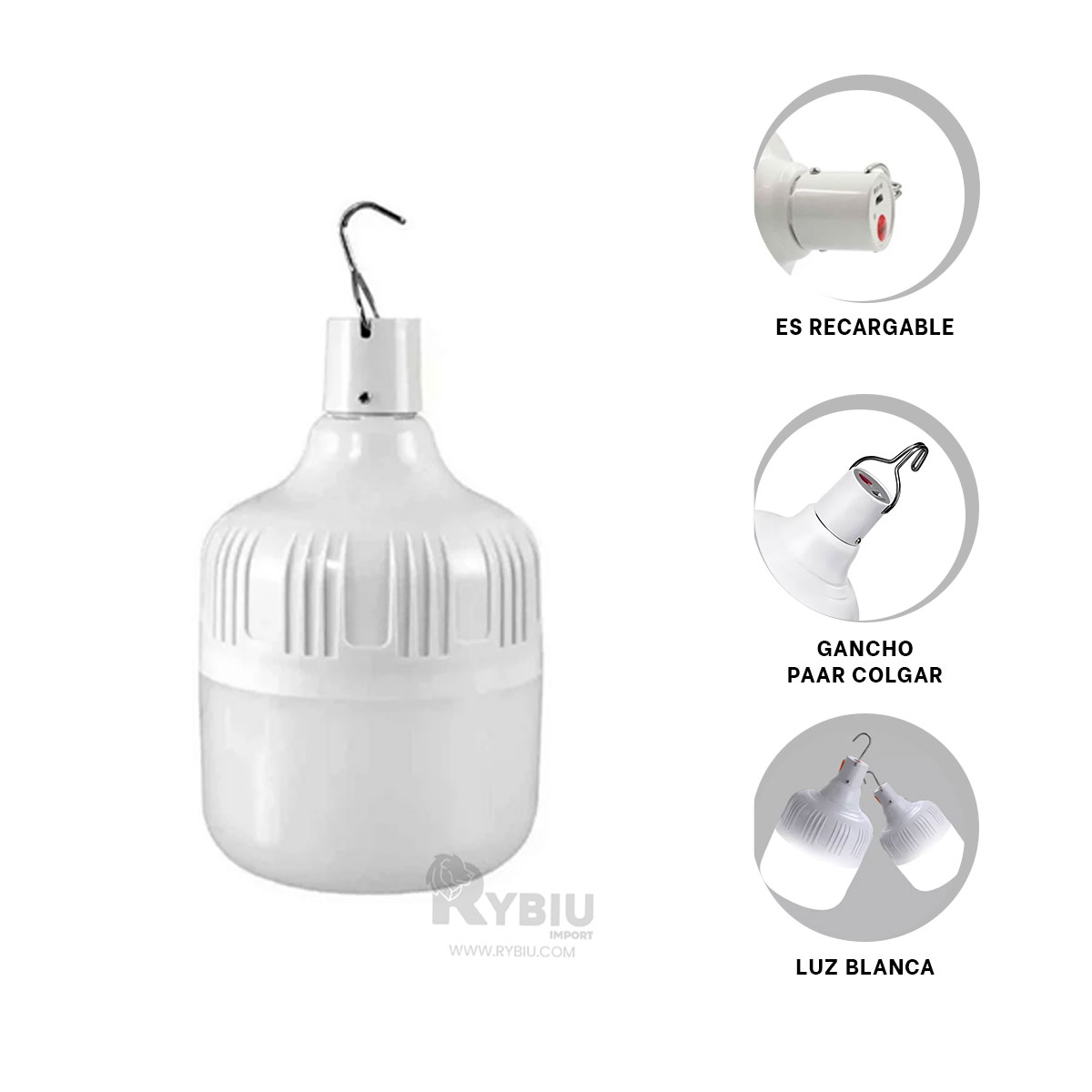 AMPOLLETA RYBIU TE31568 LED LUMINOSA COMPACTA + ENVOLTORIO REGALO - 3