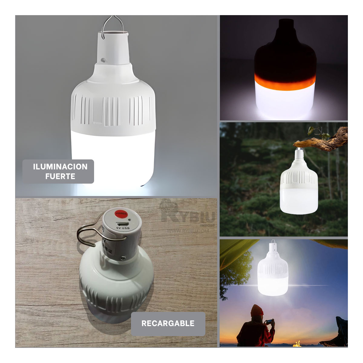 AMPOLLETA RYBIU TE31568 LED LUMINOSA COMPACTA + ENVOLTORIO REGALO - 4