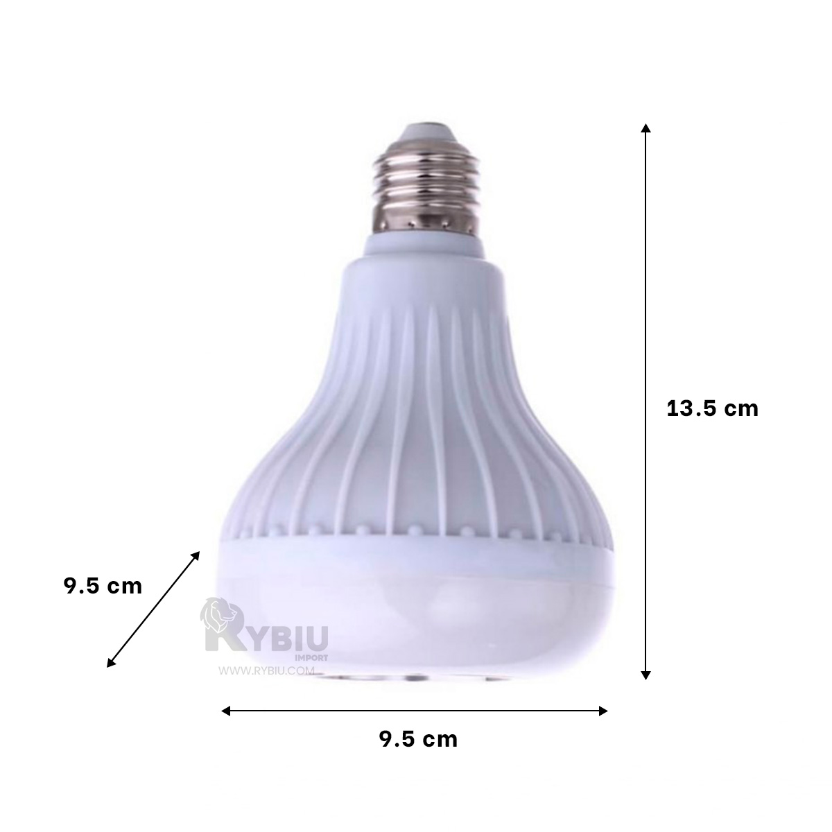 FOCO LED RYBIU TE31567 BOMBILLA PRACTICA MELODIOSA BLUETOOTH + GIFT STICKERS - 5