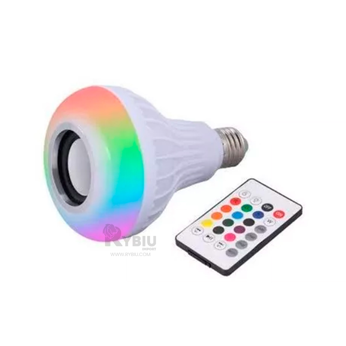 FOCO LED RYBIU TE31567 BOMBILLA COMPACTA BLUETOOTH SONIDOS + REGALO STICKERS - 2