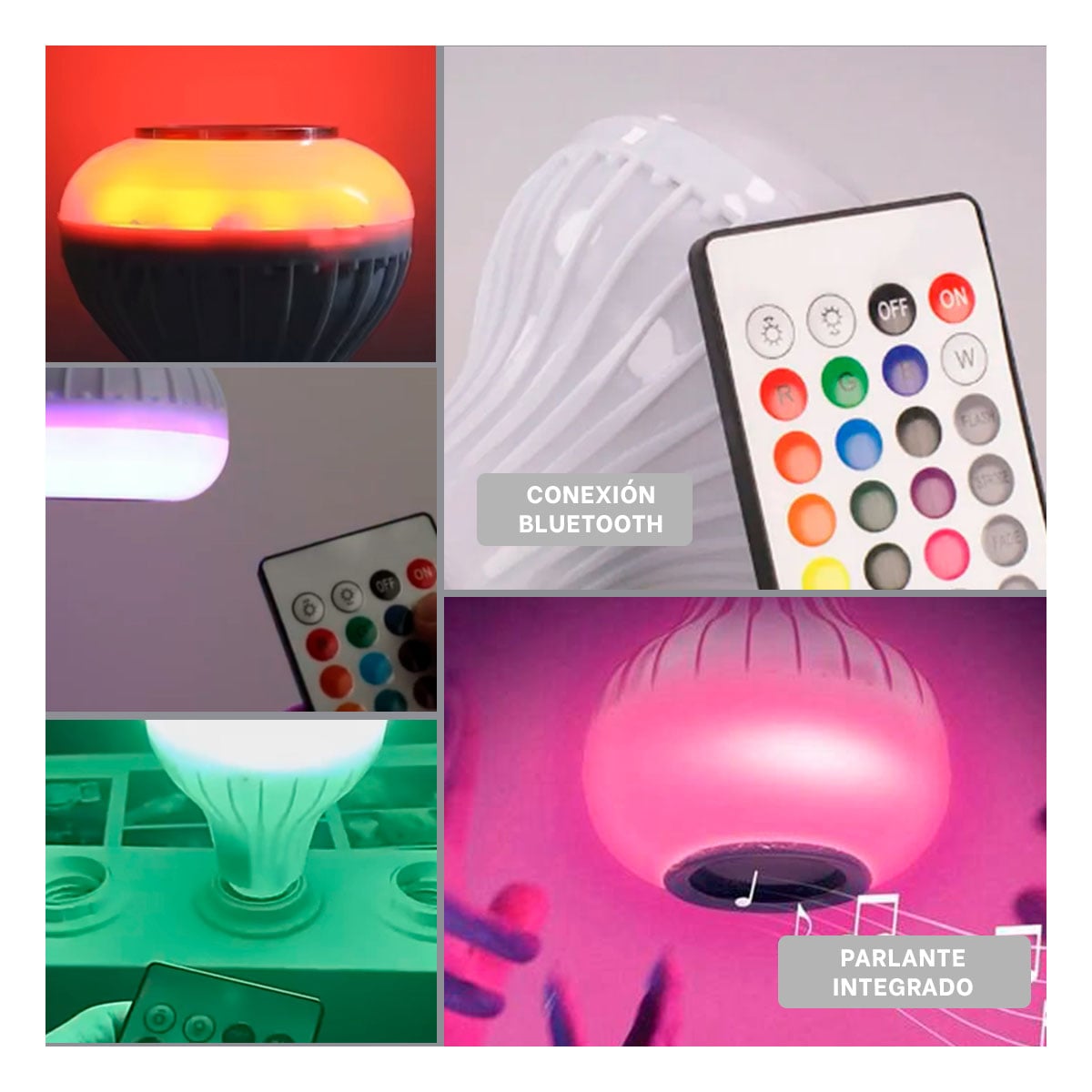 FOCO LED RYBIU TE31567 BOMBILLA ESTILIZADA BLUETOOTH + REGALO AGENDITA - 4