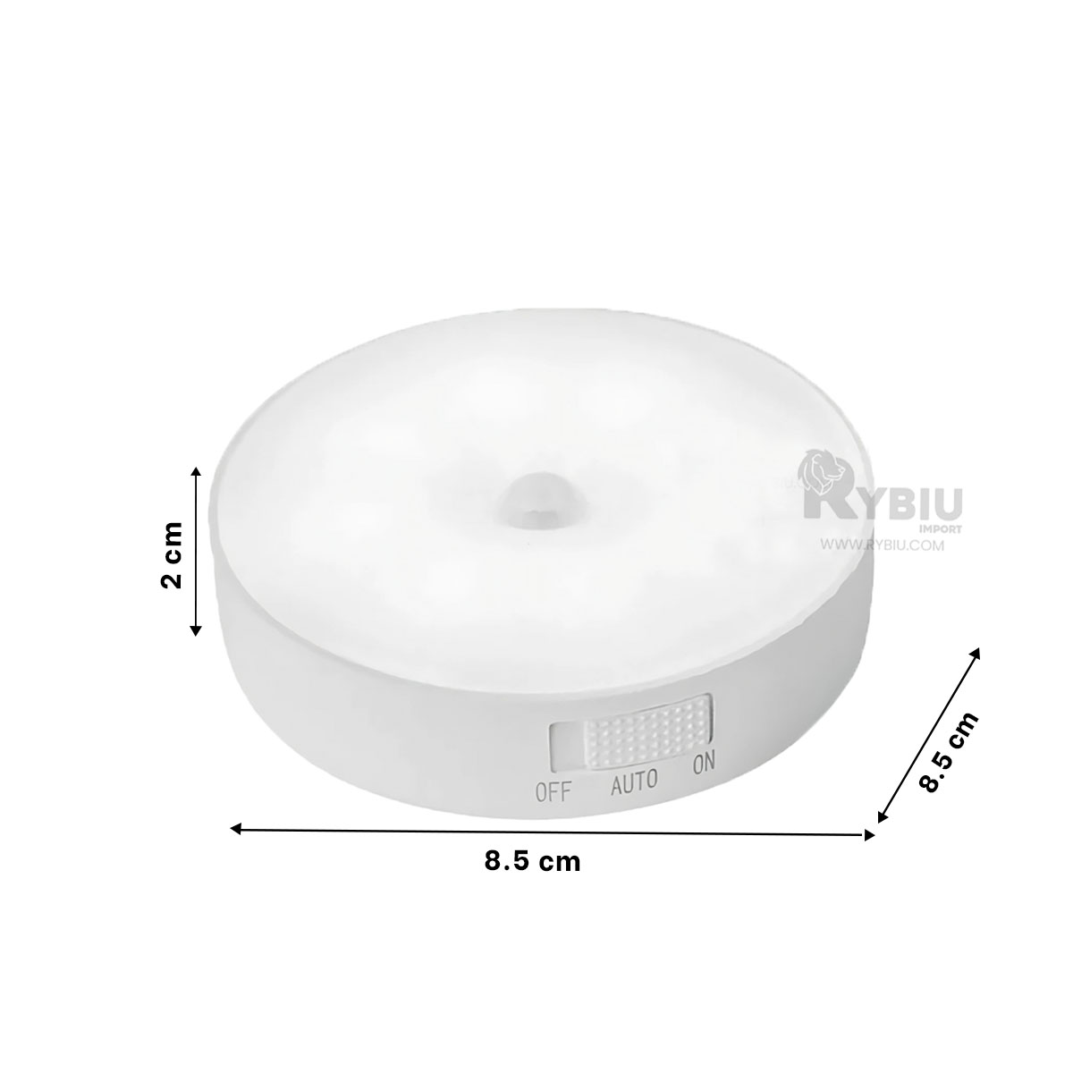 LUCES RYBIU TE31570 ESTETICOS ABS TONO BLANCO + ENVOLTORIO REGALO - 5
