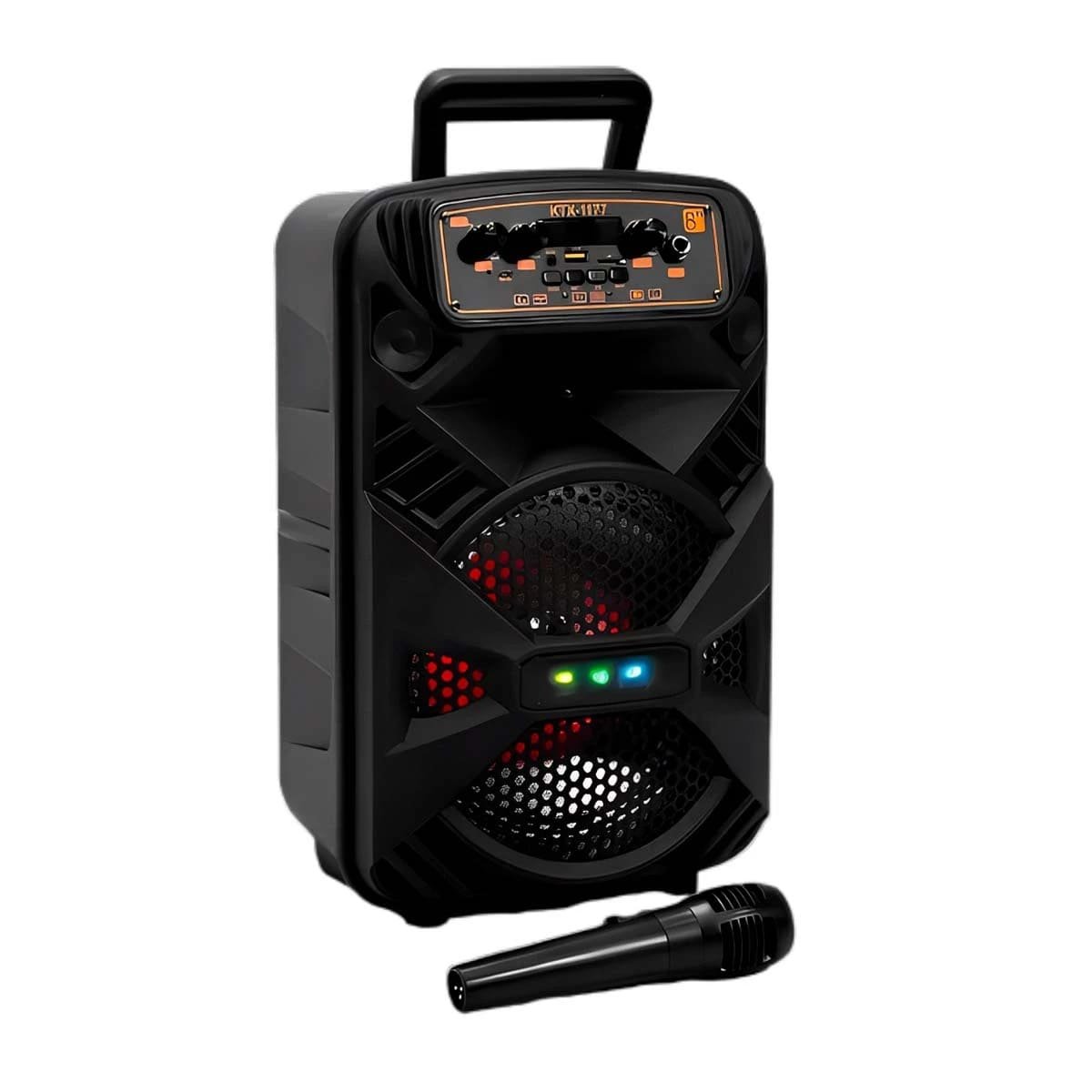 PARLANTE BLUETOOTH RYBIU KTX-1177 COMPACTO KTS 1177 COLOR NEGRO + REGALO STICKERS - 3