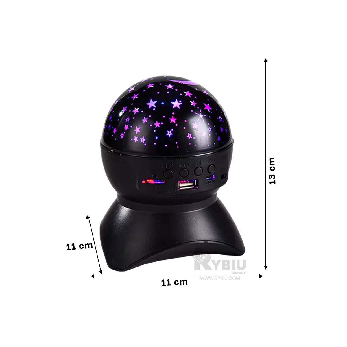 PARLANTE RYBIU TE31655 INNOVADOR AMBIENTAL NEGRO + PAPEL REGALO - 5