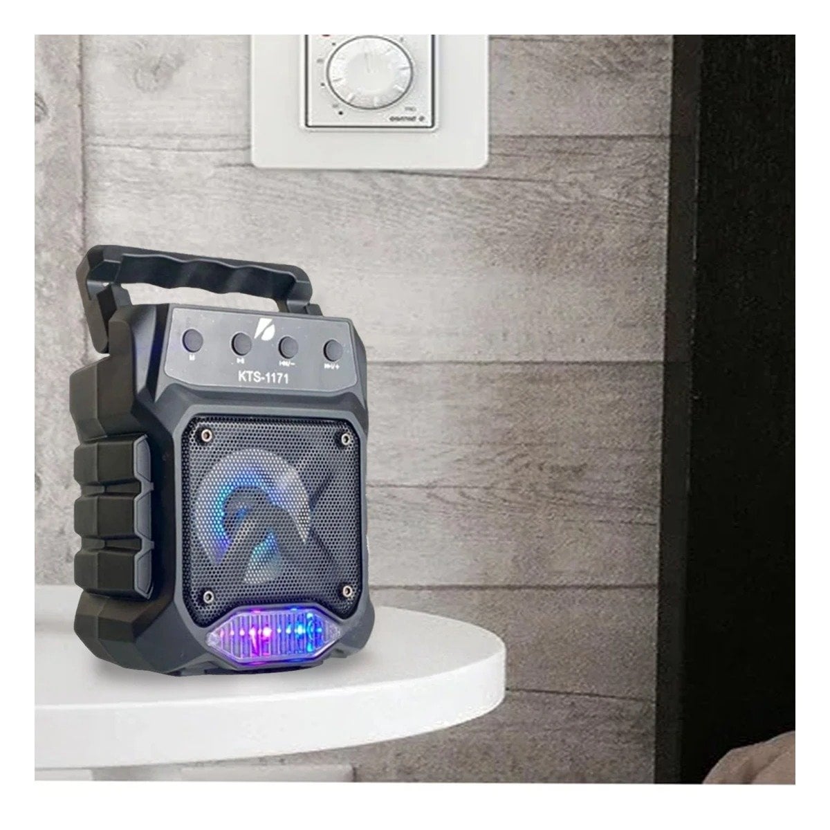 PARLANTE BLUETOOTH RYBIU KTS 1171 PEQUEÑO COLOR NEGRO - 2