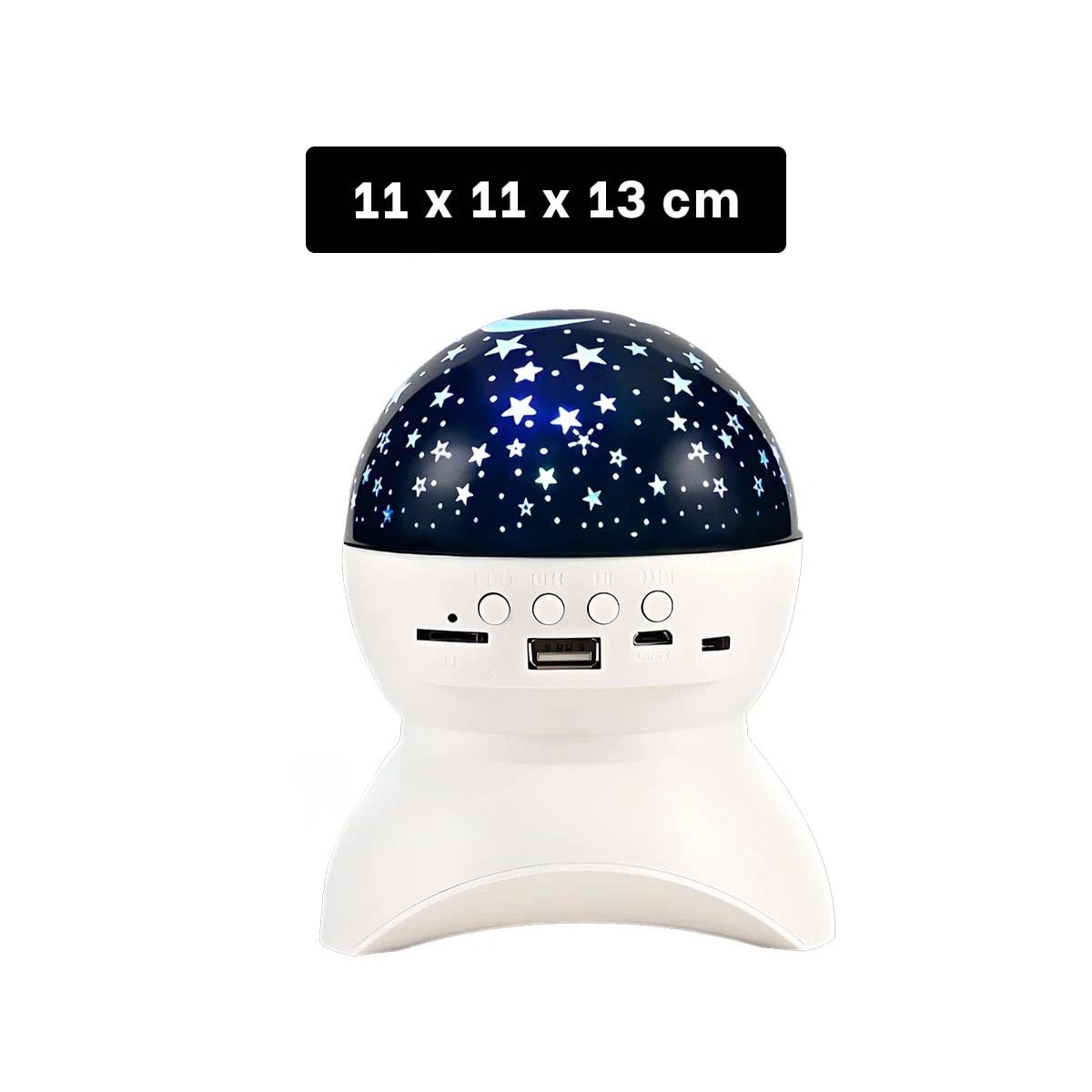 PARLANTE RYBIU TE31654 LAMPARA FORMA LUNA DIVERTIDO COLOR BLANCO - 4