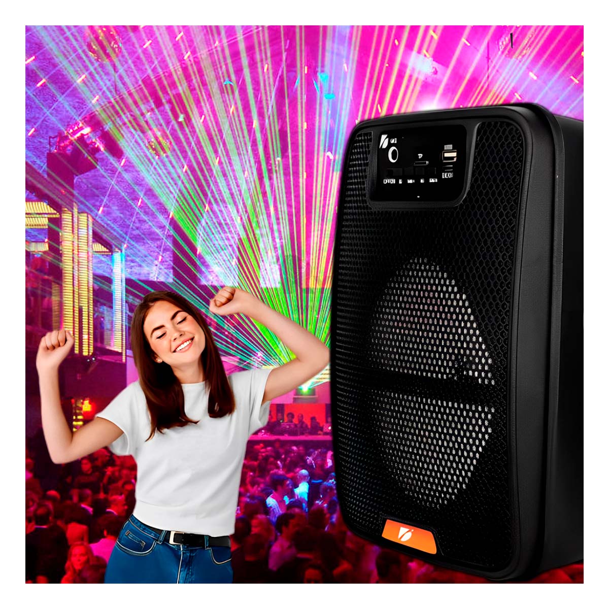 PARLANTE BLUETOOTH RYBIU KTX-1286 PORTATIL + REGALO AGENDITA - 1