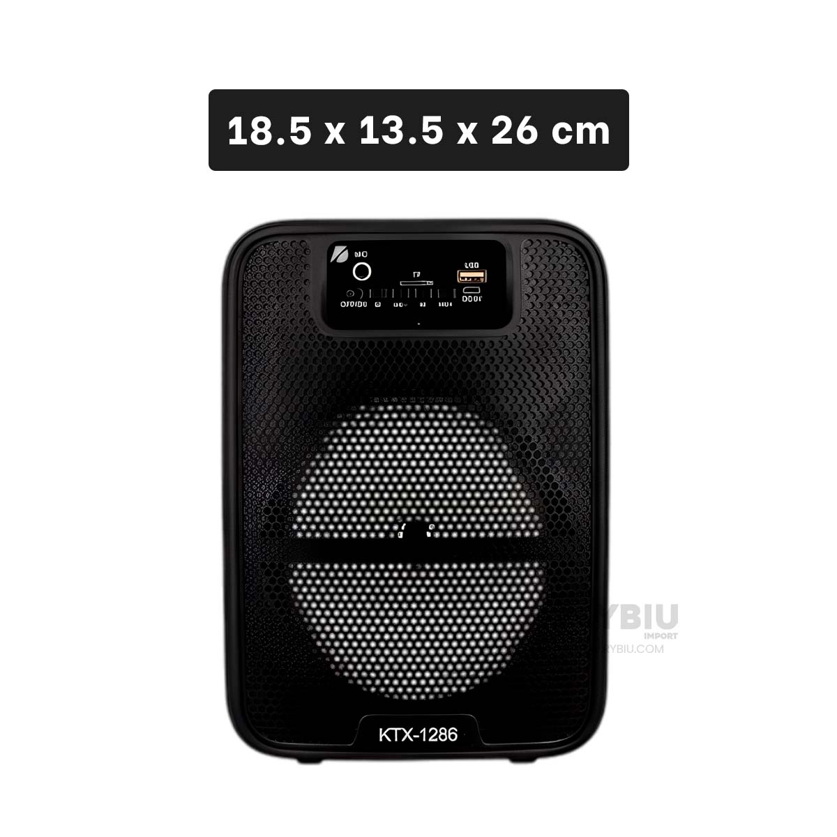PARLANTE BLUETOOTH RYBIU KTX-1286 PORTATIL + REGALO AGENDITA - 5