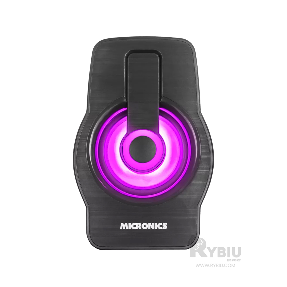 PARLANTE RYBIU VERSATIL MICRONICS NEGRO + PAPEL REGALO MIC S327 - 2