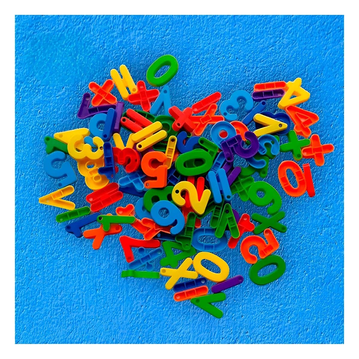 COLECCION CREATIVA PARA ENSAMBLAR CON NUMEROS Y SIGNOS Y+LIGAS REGALO - 1
