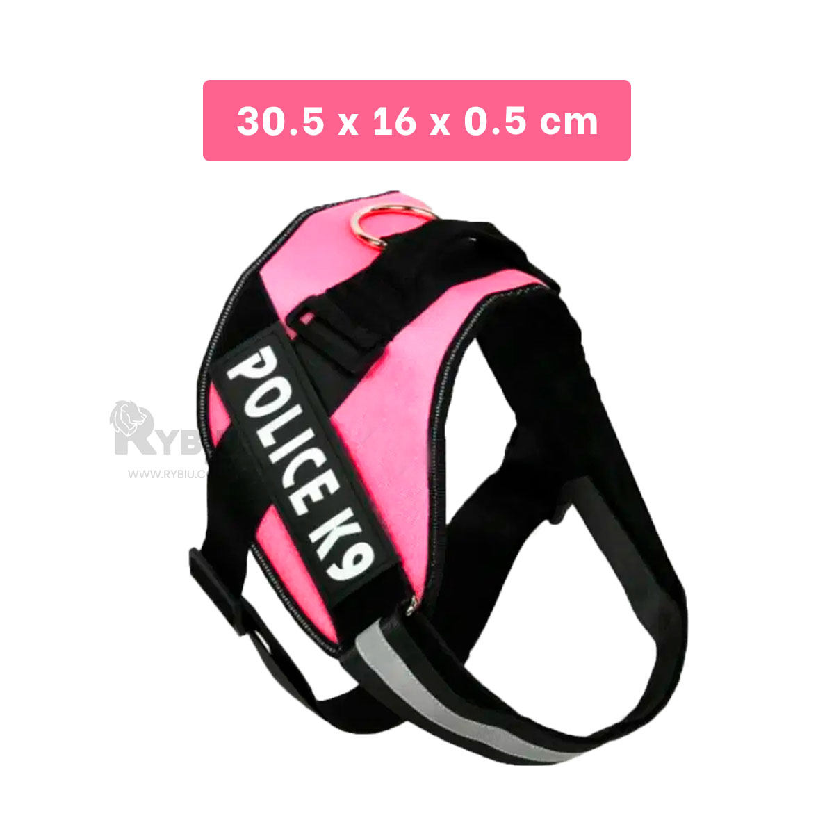 ARNÉS PERROS MA30975 RYBIU CANINA ROSADO + REGALO LIGAS PEINAR - 5